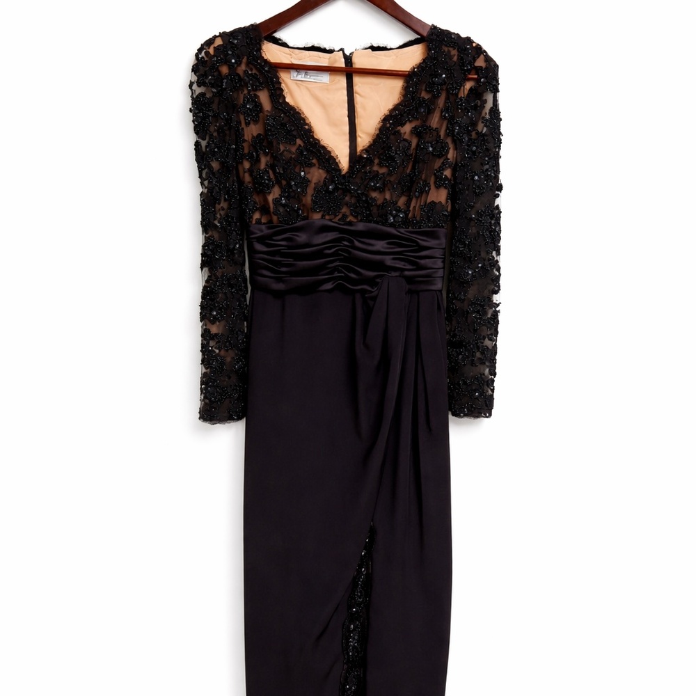 Vintage Fred Hayman Beverly Hills couture evening gown Size 2-4